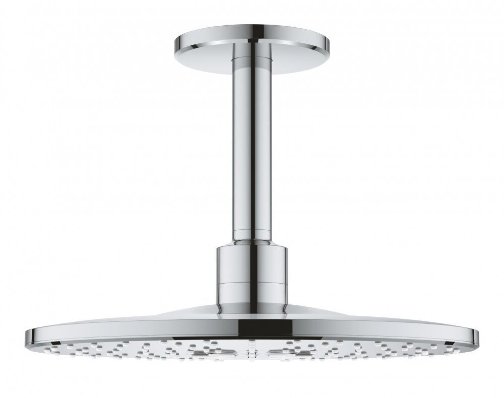 Изображение товара Верхний душ Grohe Rainshower SmartActive 310 26477LS0, 310*310 мм, 2 режима струи, с держателем, белый