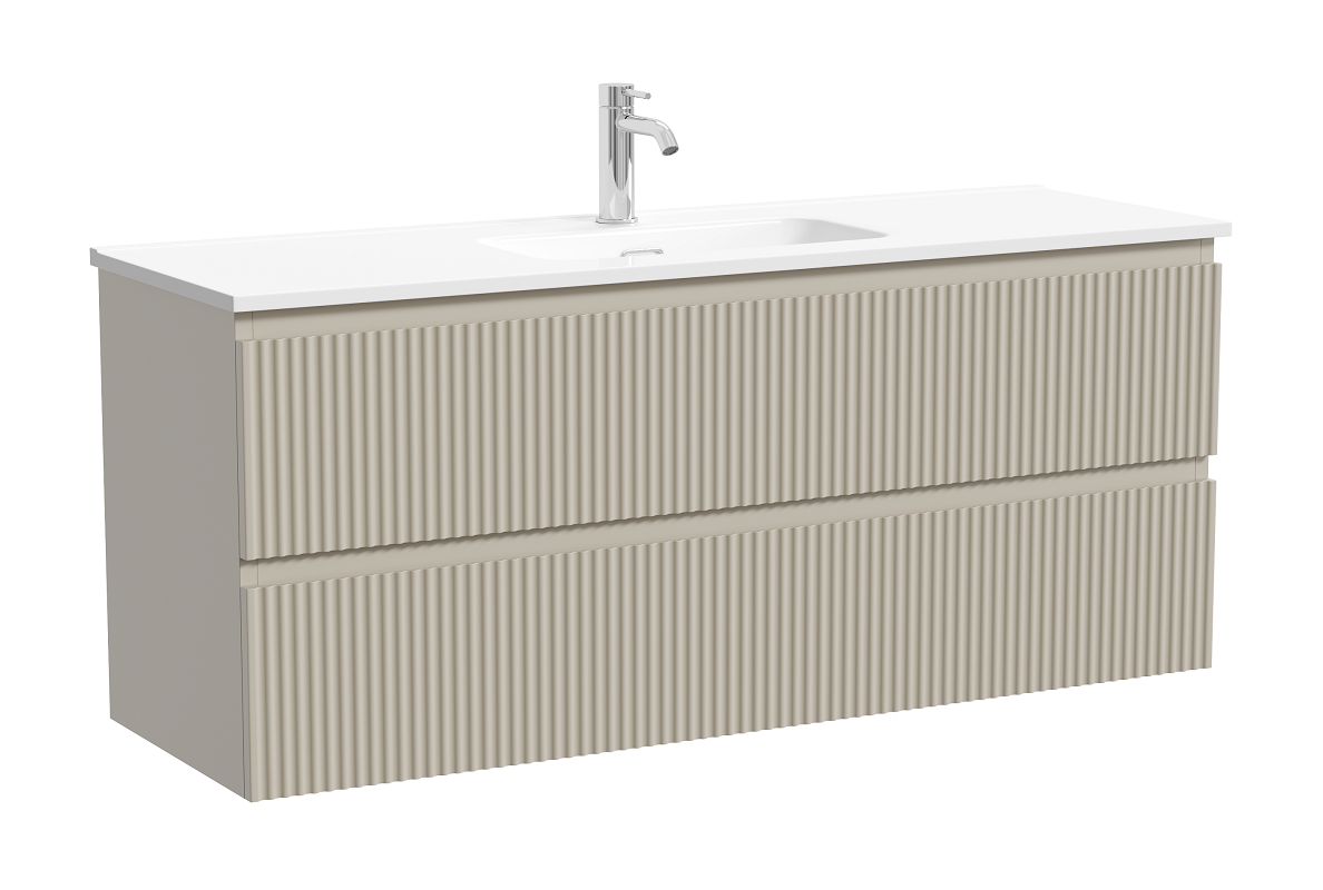 Изображение товара Тумба под раковину Sancos Snob R SNR120/39CE, 120 см, подвесная, Beige Soft Изображение товара Тумба под раковину Sancos Snob R SNR120/39CE, 120 см, подвесная, Beige Soft