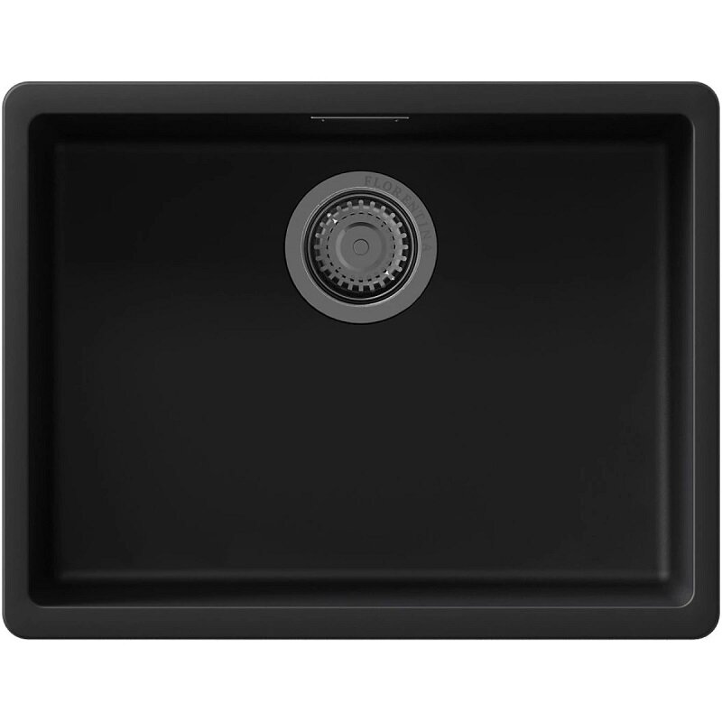 Изображение товара Кухонная мойка Florentina Мадена антрацит кварцевая 44х42 см с антибактериальным покрытием