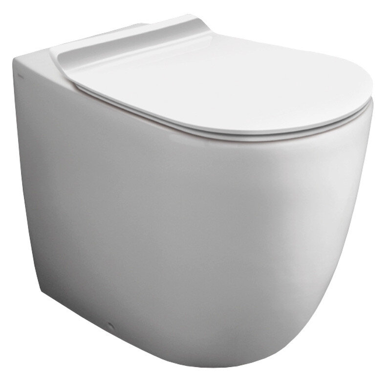 Изображение товара Приставной безободковый унитаз Simas Vignoni VI21bi 50 см белый Италия