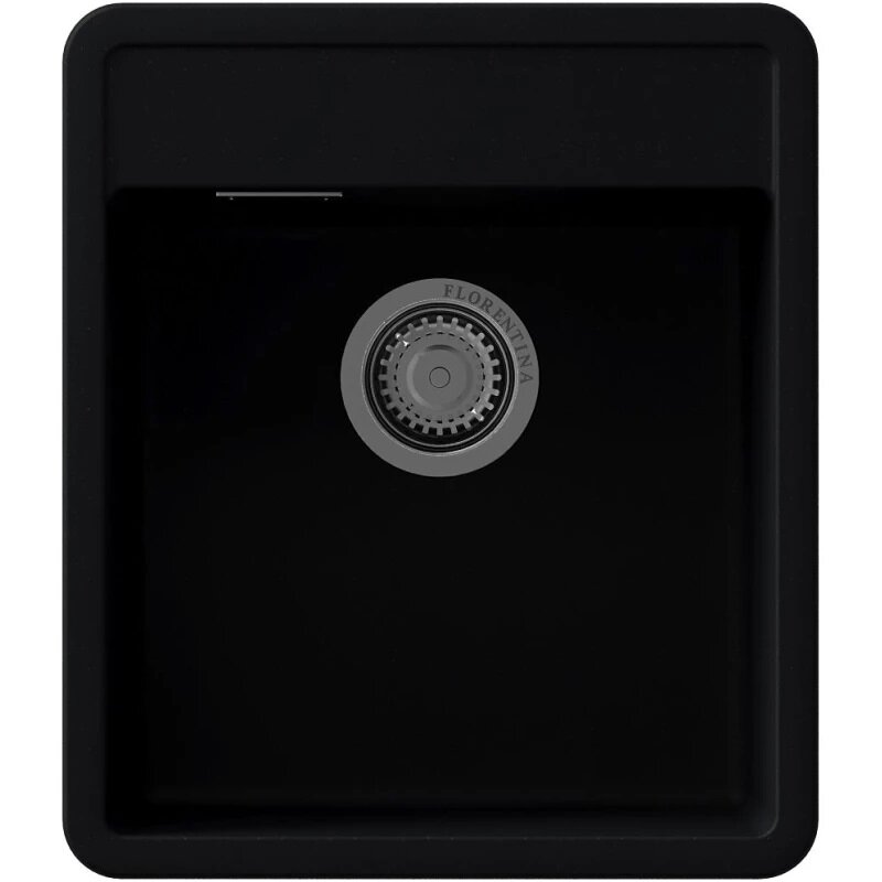 Изображение товара Мойка кухонная Florentina Пьемонт 17.030.Б0440.102 черный из искусственного кварца