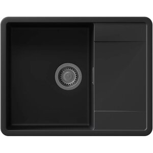 Изображение товара Мойка кухонная Florentina Пьемонт из искусственного кварца антрацит 65x51 см