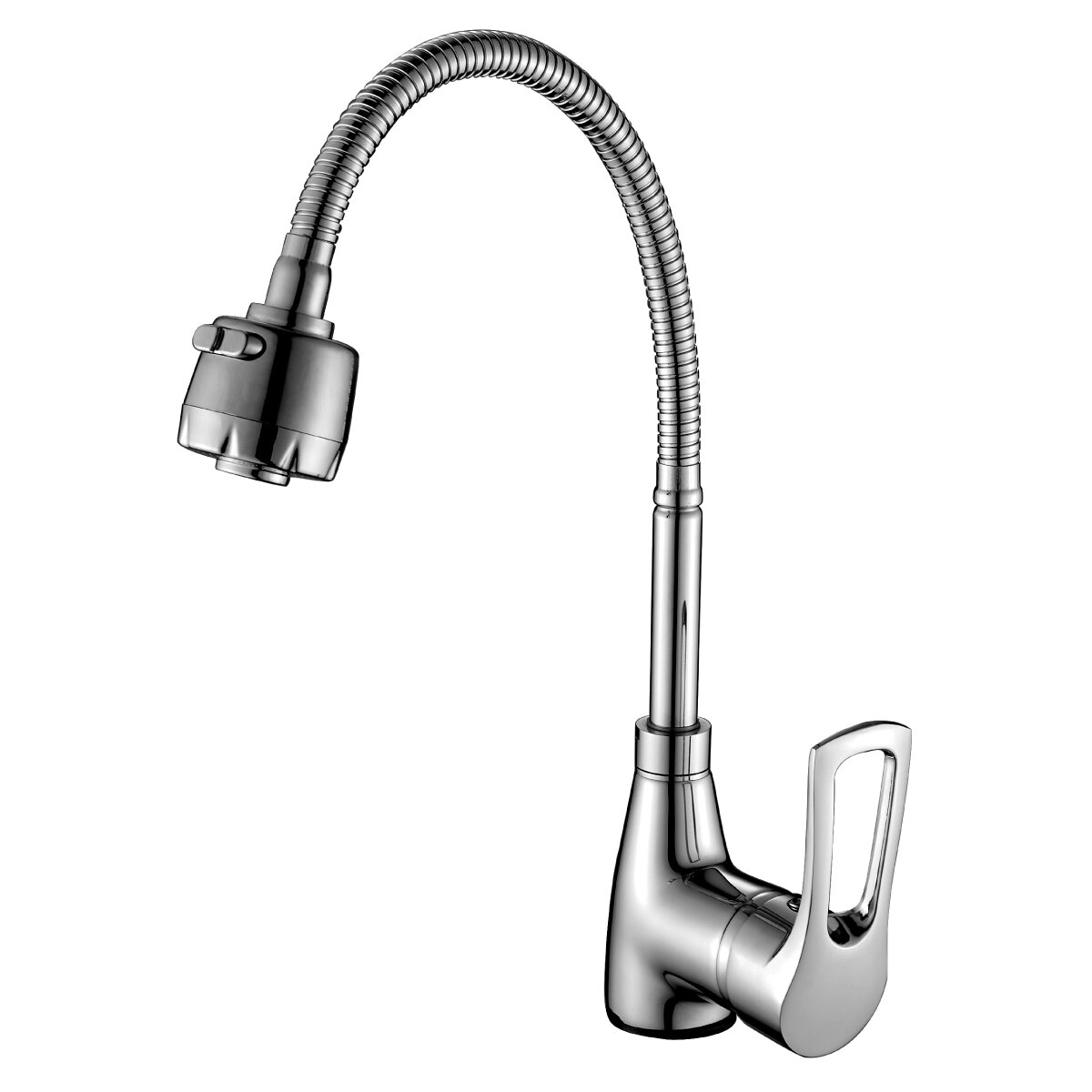 Изображение товара Rossinka T40-26 - смеситель для кухни с гибким изливом, 1-ручка, 47, 5 см, хром