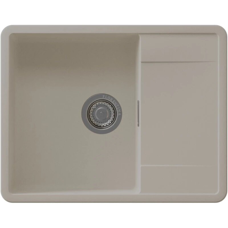 Изображение товара Кухонная мойка Florentina Пьемонт 17.030.C0650.107 из искусственного кварца бежевый