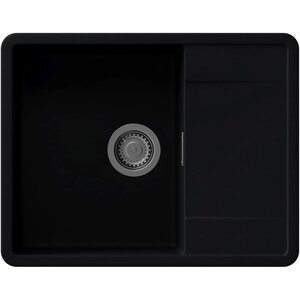 Изображение товара Кухонная мойка из искусственного кварца Florentina Пиемонт 65x51x21,7 см черная матовая