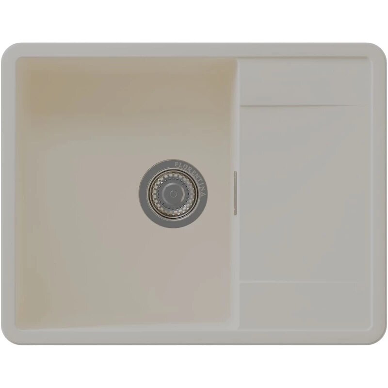 Изображение товара Мойка кухонная Florentina Пьемонт 17.030.C0650.202, искусственный кварц, шампань, 65x51x21,7 см