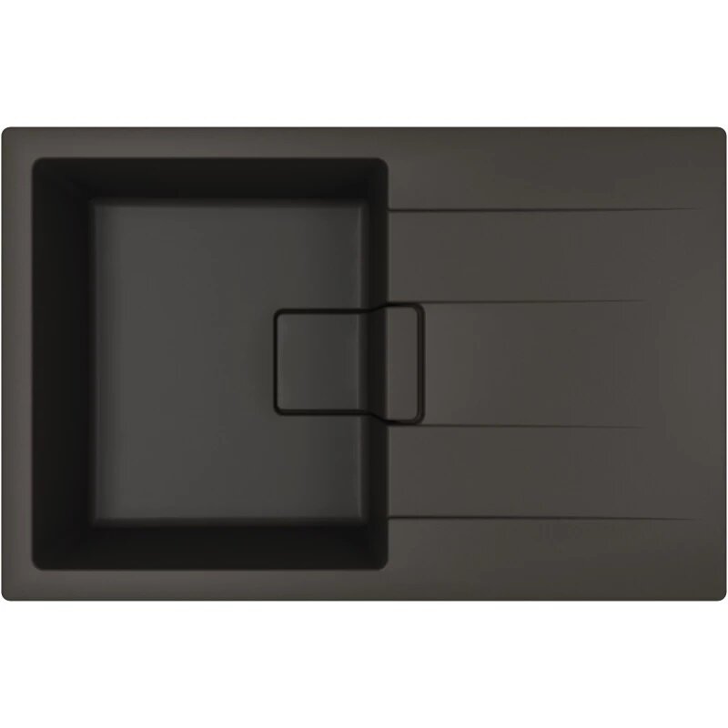 Изображение товара Кухонная мойка Florentina Ривьера 780 из искусственного кварца антрацит Изображение товара Кухонная мойка Florentina Ривьера 780 из искусственного кварца антрацит