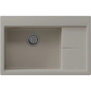 Изображение товара Кухонная мойка Florentina Россана из искусственного кварца 78х51 см серый
