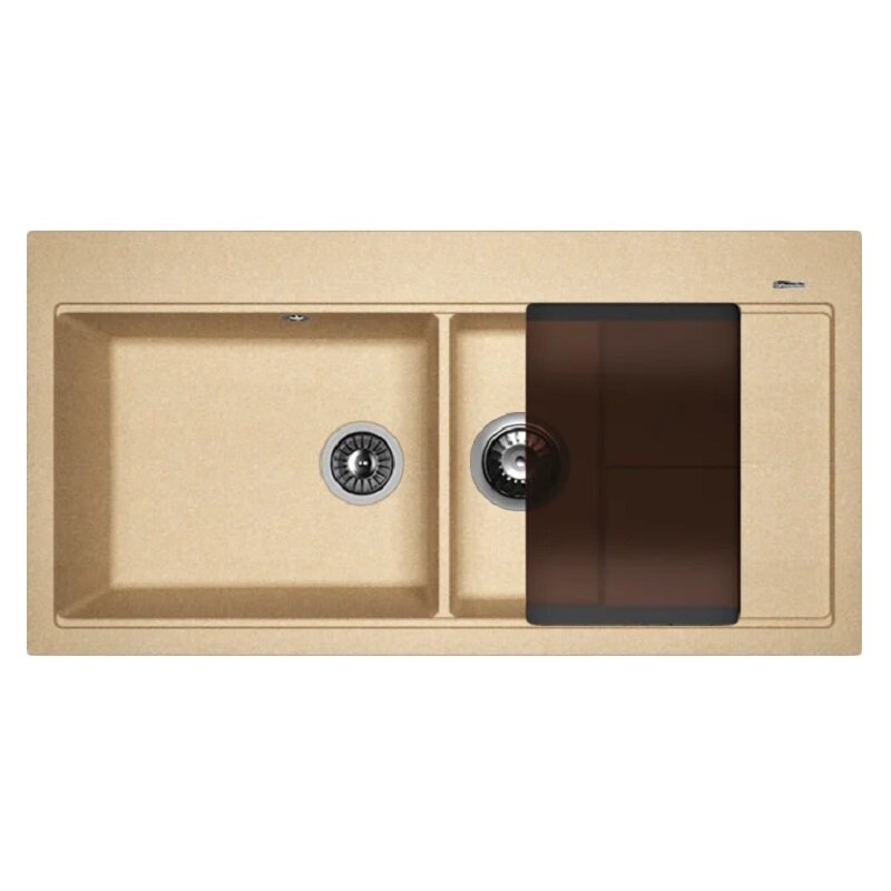Изображение товара Мойка кухонная Florentina Россана 20.335.E1000.104 из искусственного кварца, бежевый