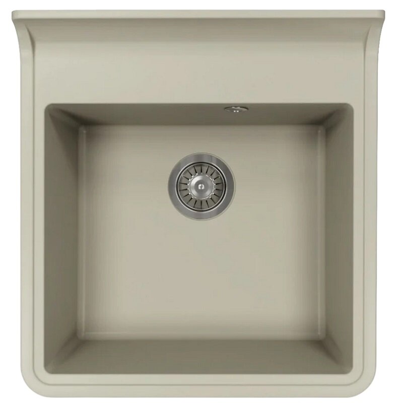 Изображение товара Мойка кухонная Florentina Сицилия из искусственного камня серый 52x55 см