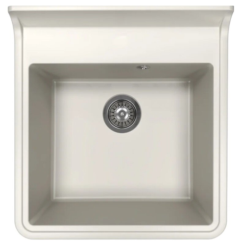 Изображение товара Мойка кухонная Florentina Сицилия искусственный кварц белая 52x55 см