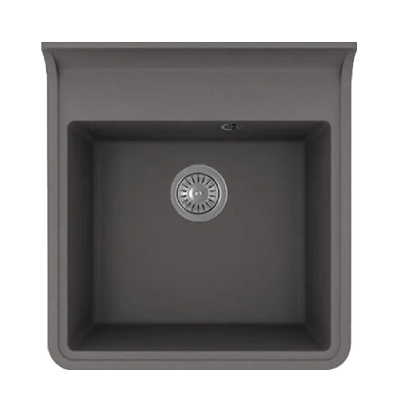 Изображение товара Кухонная мойка из искусственного кварца Florentina Сицилия 52x55 см серый шелк