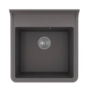 Изображение товара Кухонная мойка из искусственного кварца Florentina Сицилия 52x55 см серый шелк