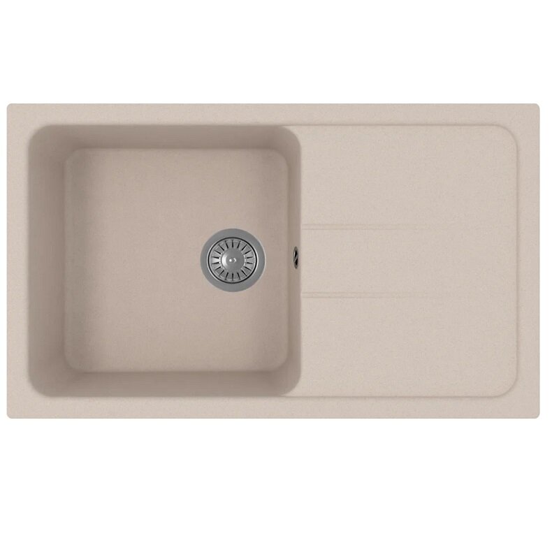 Изображение товара Кухонная мойка Florentina Специя 860 из искусственного кварца бежевый стильная и долговечная