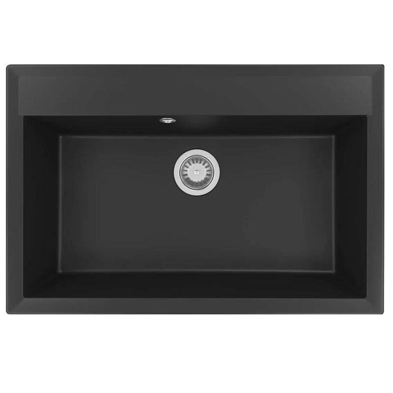 Изображение товара Кухонная мойка Florentina Тоскана из искусственного кварца антрацит 77x51 см
