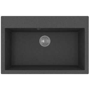 Изображение товара Кухонная мойка Florentina Тоскана черная 77х51 см