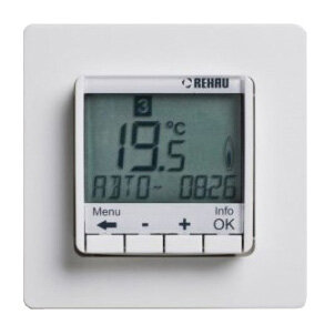 Изображение товара Цифровой терморегулятор Rehau Solelec Optima 10 A для напольного обогрева