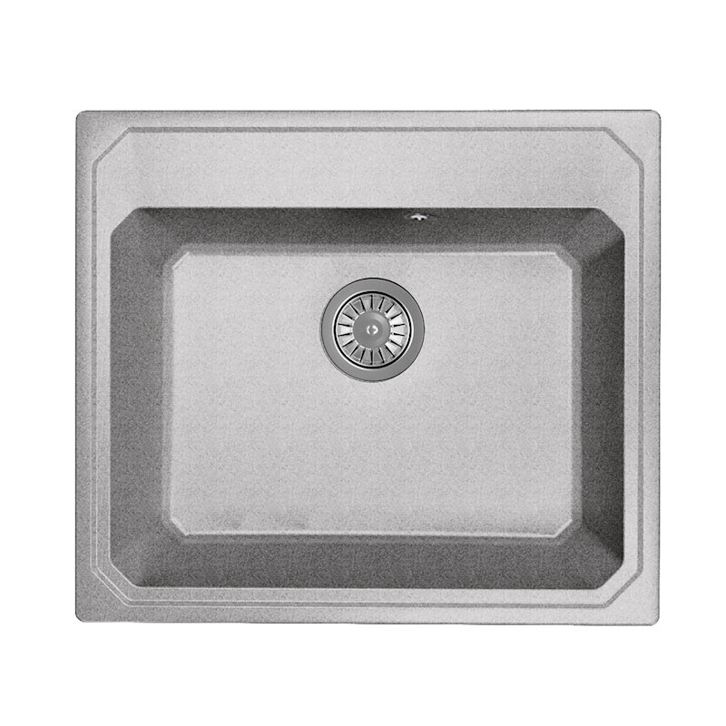 Изображение товара Кухонная мойка Dr Gans Кардинал 57 см литой мрамор базальт современная