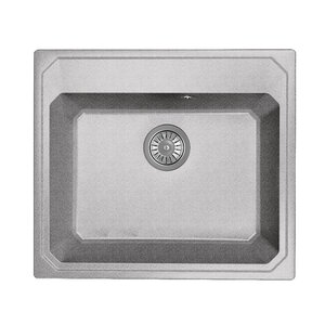 Изображение товара Кухонная мойка Dr. Gans Кардинал 29.030.D0570.409, 57 см, литьевой мрамор, базальт