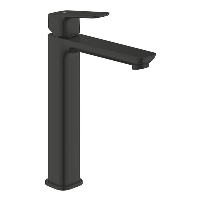 Изображение товара Смеситель для раковины Grohe Cubeo черный матовый с регулируемым аэратором