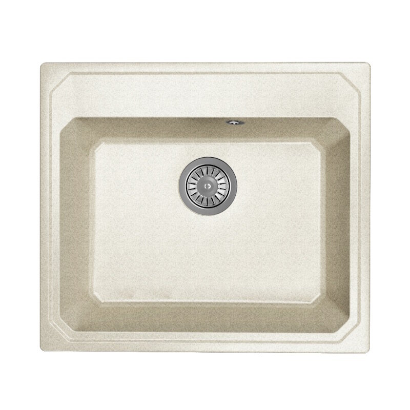 Изображение товара Кухонная мойка из искусственного мрамора 57 см Dr. Gans Кардинал серая