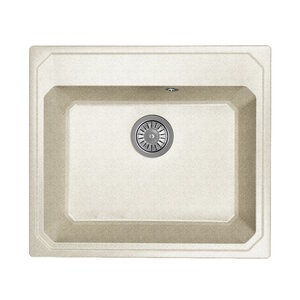 Изображение товара Кухонная мойка Dr. Gans Кардинал 29.030.D0570.408, 57 см, литьевой мрамор, серая