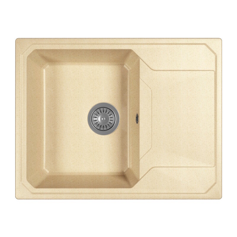 Изображение товара Кухонная мойка Dr. Gans Кардинал 29.030.C0640.402 64 см искусственный мрамор бежевый