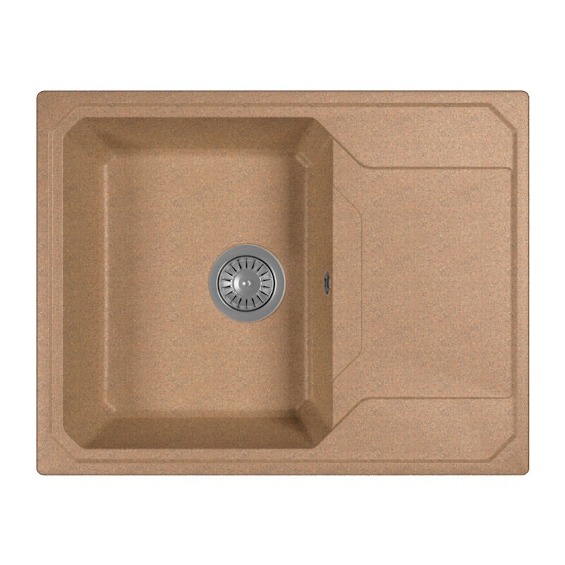 Изображение товара Кухонная мойка Dr Gans Кардинал из литого мрамора 64 см терракота