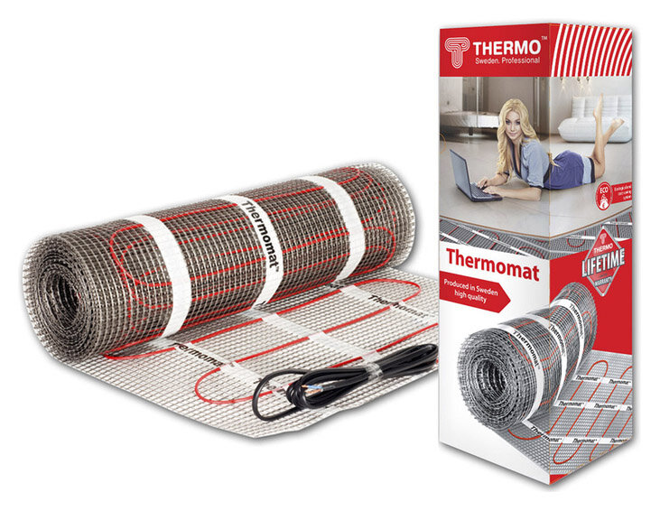 Изображение товара Теплый пол Thermo Thermomat TVK-180/4,0 мощностью 730 Вт для 4 кв.м