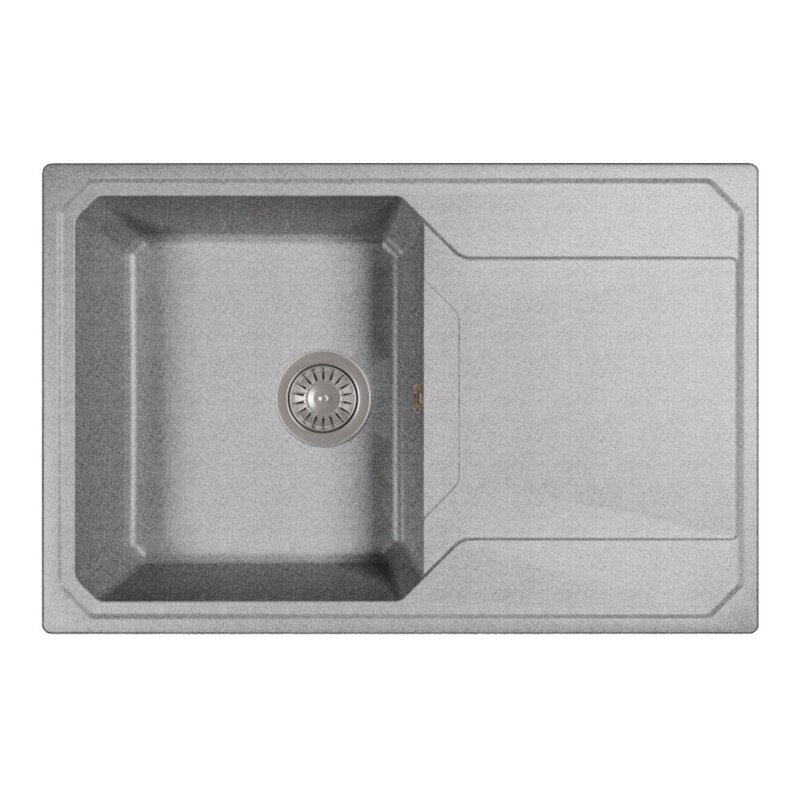 Изображение товара Кухонная мойка Dr. Gans Кардинал 29.030.C0760.409 76 см из литого мрамора базальт