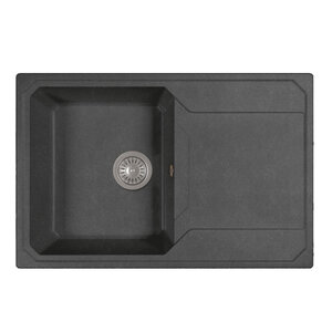Изображение товара Кухонная мойка Dr. Gans Кардинал 76 см из литьевого мрамора графит