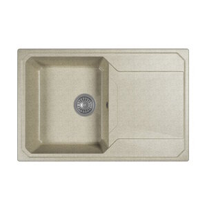 Изображение товара Кухонная мойка Dr. Gans Кардинал 29.030.C0760.408, 76 см, литьевой мрамор, серый