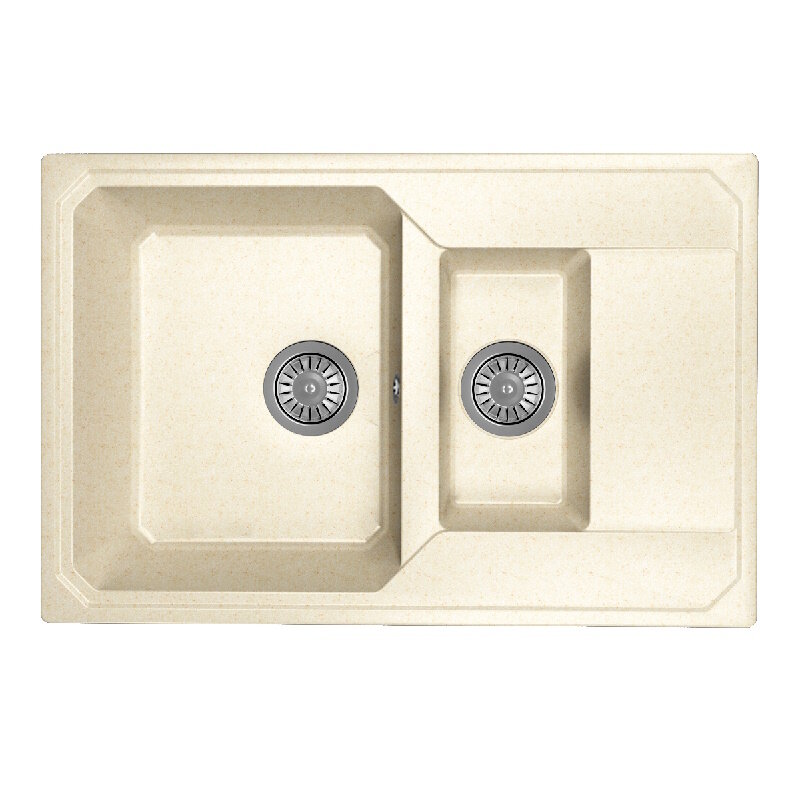 Изображение товара Кухонная мойка Dr. Gans Кардинал 76 см искусственный мрамор латте