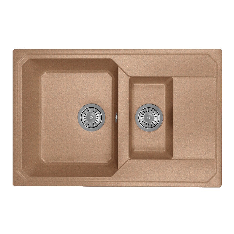 Изображение товара Кухонная мойка Dr. Gans Кардинал 76 см из искусственного мрамора терракота