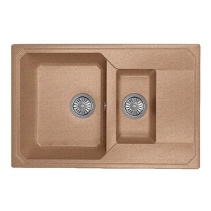 Изображение товара Кухонная мойка Dr. Gans Кардинал 29.035.D0760.406, 76 см, литьевой мрамор, терракота