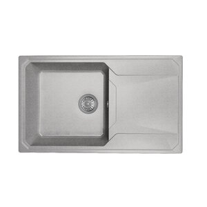Изображение товара Кухонная мойка Dr. Gans Кардинал 84 см литой мрамор базальт встроенная