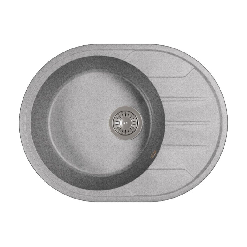 Изображение товара Кухонная мойка Dr. Gans Лиана 62 см из искусственного мрамора базальт