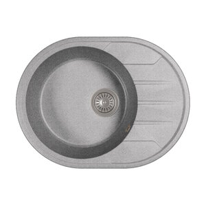 Изображение товара Кухонная мойка Dr. Gans Лиана 62 см из искусственного мрамора базальт