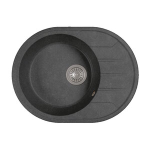 Изображение товара Кухонная мойка из литого мрамора Dr. Gans Лиана 62 см графит