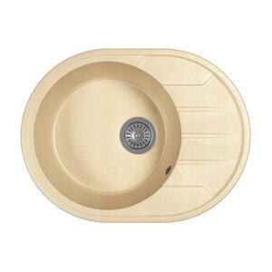 Изображение товара Кухонная мойка Dr. Gans Лиана 29.020.B0620.402, 62 см, литьевой мрамор, дюна