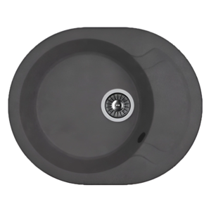 Изображение товара Кухонная мойка Dr. Gans Берта 58 см из литьевого мрамора серая