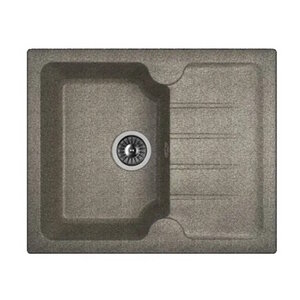 Изображение товара Кухонная мойка Dr. Gans Лора 25.020.A0620.409, 62 см, литьевой мрамор, базальт