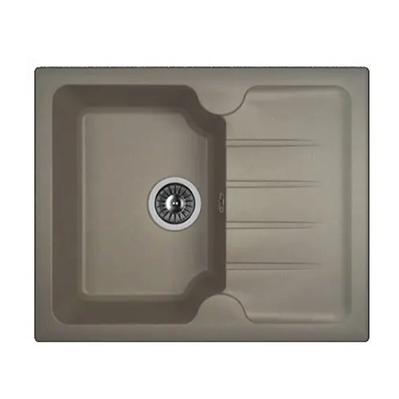 Изображение товара Кухонная мойка Dr. Gans Лора 62 см искусственный мрамор везувий накладная