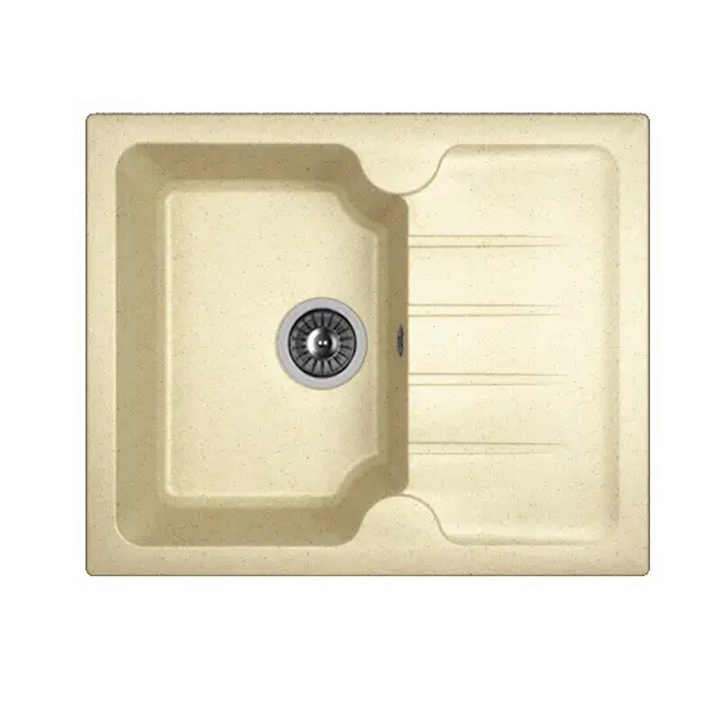 Изображение товара Кухонная мойка Dr Gans Лора 62 см из искусственного мрамора цвет дюна