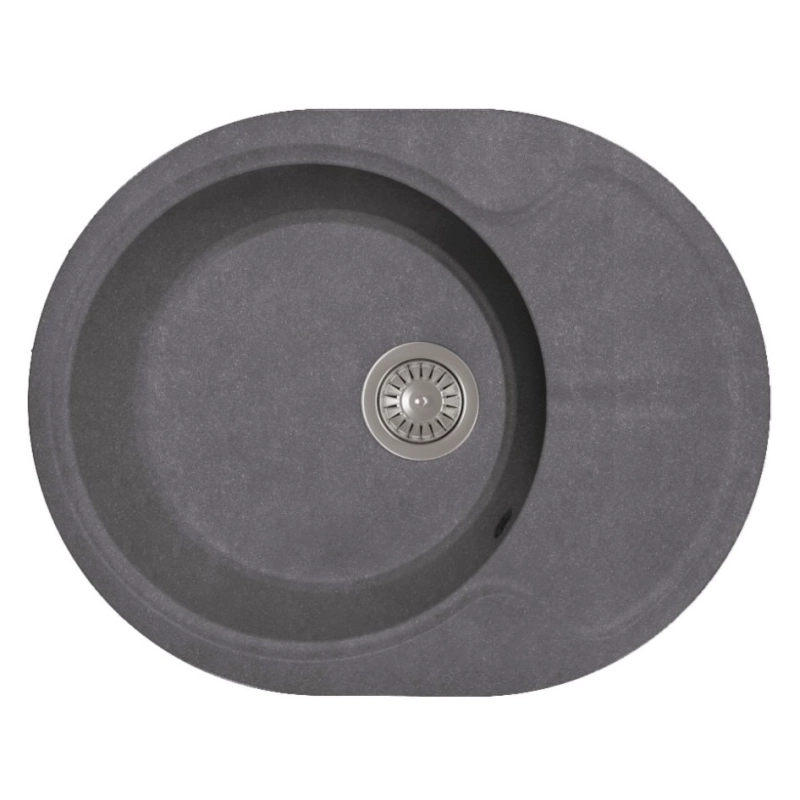 Изображение товара Кухонная мойка из литьевого мрамора Dr Gans Берта 62 см графит