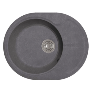 Изображение товара Мойка кухонная Dr. Gans, Берта, 25.040.B0620.411, 62 см, литьевой мрамор, графит
