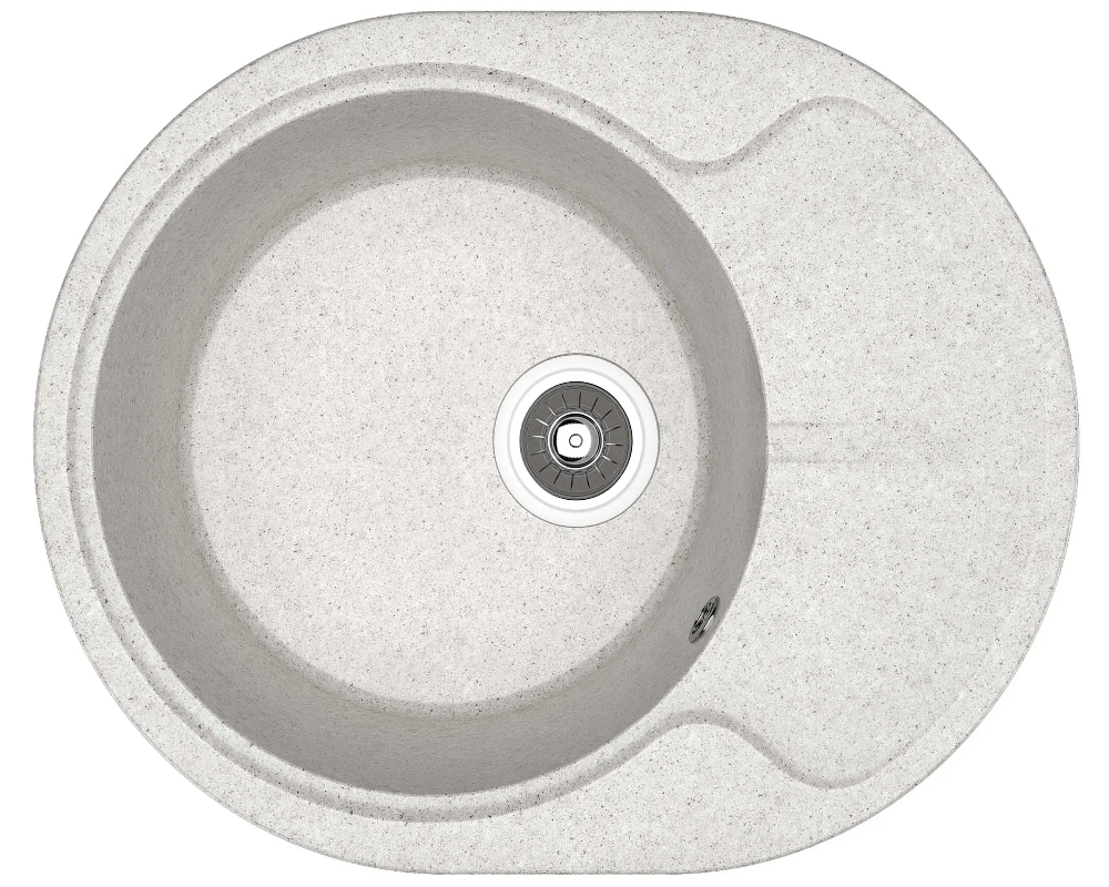 Изображение товара Кухонная мойка из литьевого мрамора Dr. Gans Берта 62 см серый