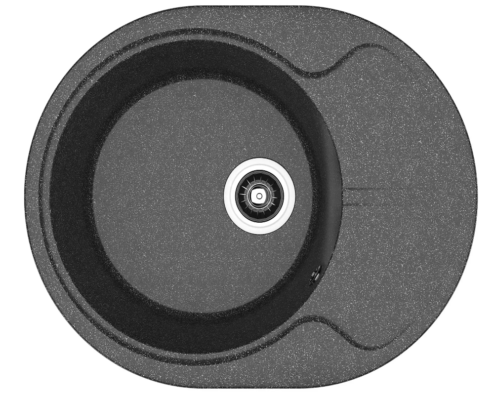 Изображение товара Кухонная мойка Dr. Gans Берта из литьевого мрамора 62 см черная