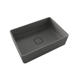 Изображение товара Раковина накладная Florentina Одри 10.320.00500.307, 50 см, кварцевый композит, серый шелк