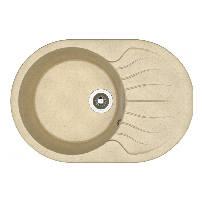 Изображение товара Кухонная мойка Dr. Gans Берта 76 см из литьевого мрамора с гарантией 2 года